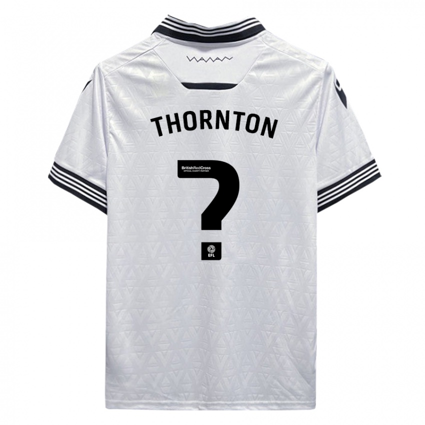 Kinderen Jarvis Thornton #0 Wit Uitshirt Uittenue 2023/24 T-Shirt