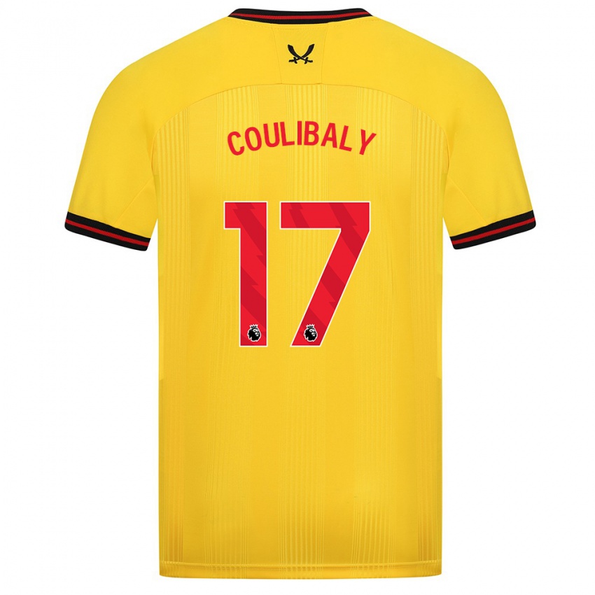 Kinderen Ismaila Coulibaly #17 Geel Uitshirt Uittenue 2023/24 T-Shirt