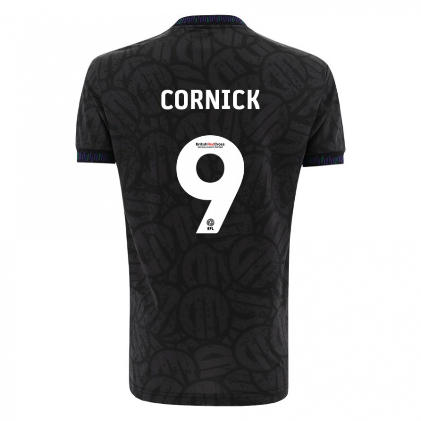 Kinderen Harry Cornick #9 Zwart Uitshirt Uittenue 2023/24 T-Shirt