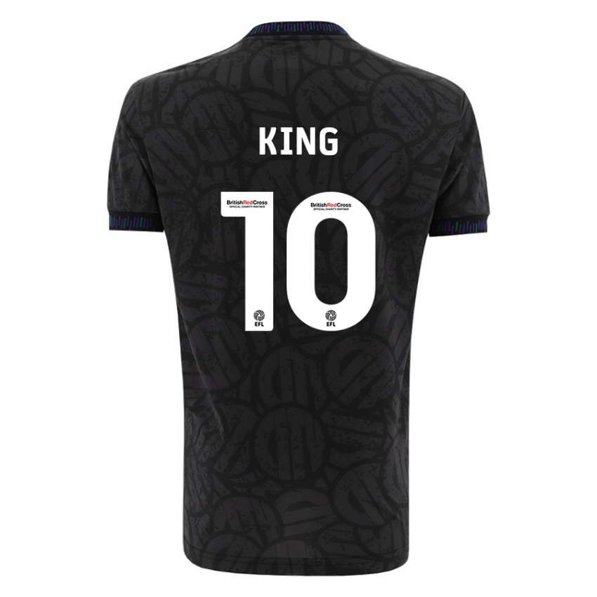 Kinderen Andy King #10 Zwart Uitshirt Uittenue 2023/24 T-Shirt