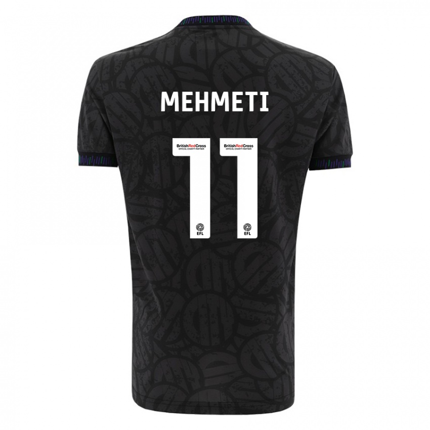 Kinderen Anis Mehmeti #11 Zwart Uitshirt Uittenue 2023/24 T-Shirt