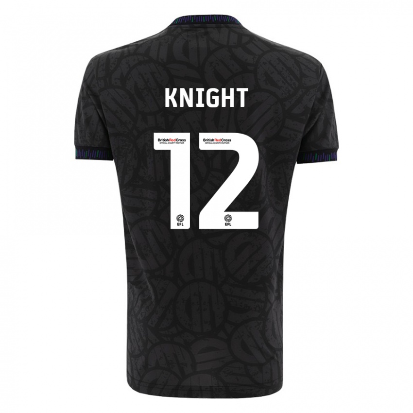 Kinderen Jason Knight #12 Zwart Uitshirt Uittenue 2023/24 T-Shirt