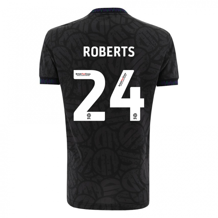 Kinderen Haydon Roberts #24 Zwart Uitshirt Uittenue 2023/24 T-Shirt