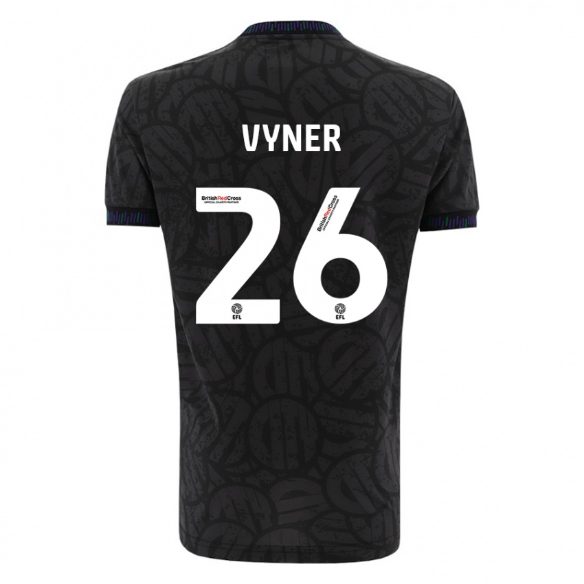 Kinderen Zak Vyner #26 Zwart Uitshirt Uittenue 2023/24 T-Shirt