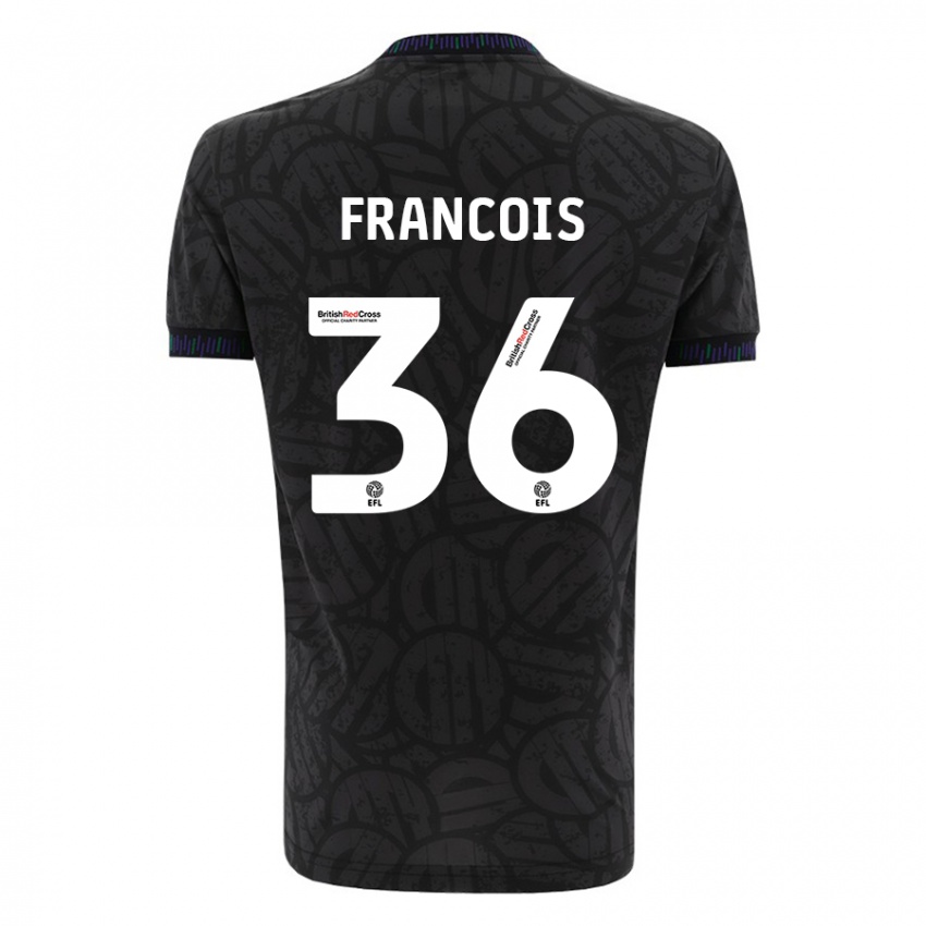 Kinderen Marlee Francois #36 Zwart Uitshirt Uittenue 2023/24 T-Shirt