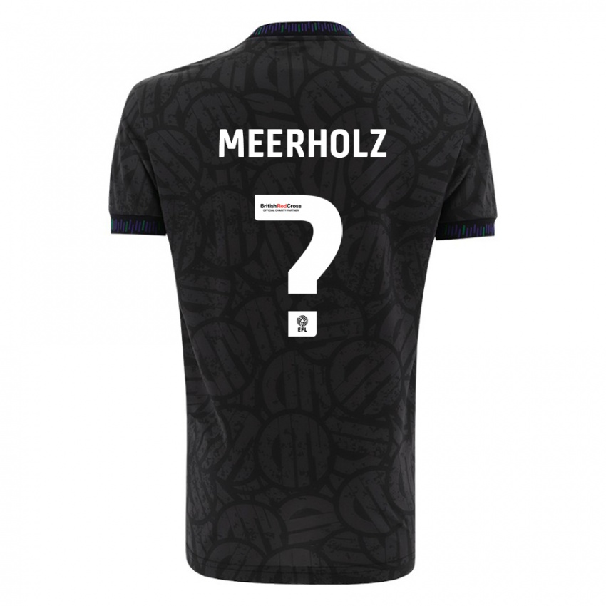 Kinderen Jed Meerholz #0 Zwart Uitshirt Uittenue 2023/24 T-Shirt