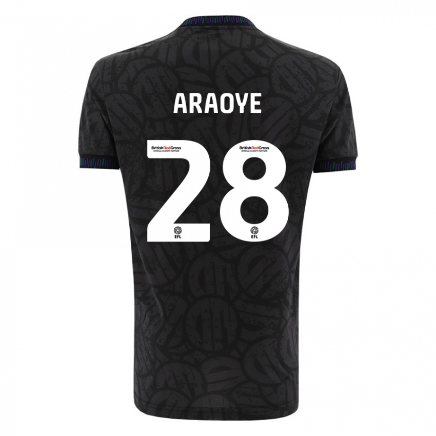 Kinderen Raphael Araoye #28 Zwart Uitshirt Uittenue 2023/24 T-Shirt