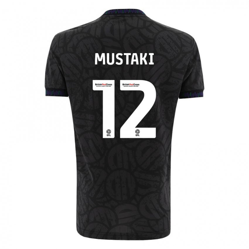 Kinderen Chloe Mustaki #12 Zwart Uitshirt Uittenue 2023/24 T-Shirt