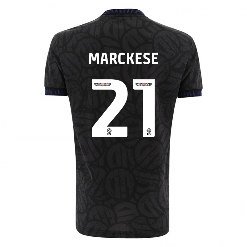 Kinderen Kaylan Marckese #21 Zwart Uitshirt Uittenue 2023/24 T-Shirt