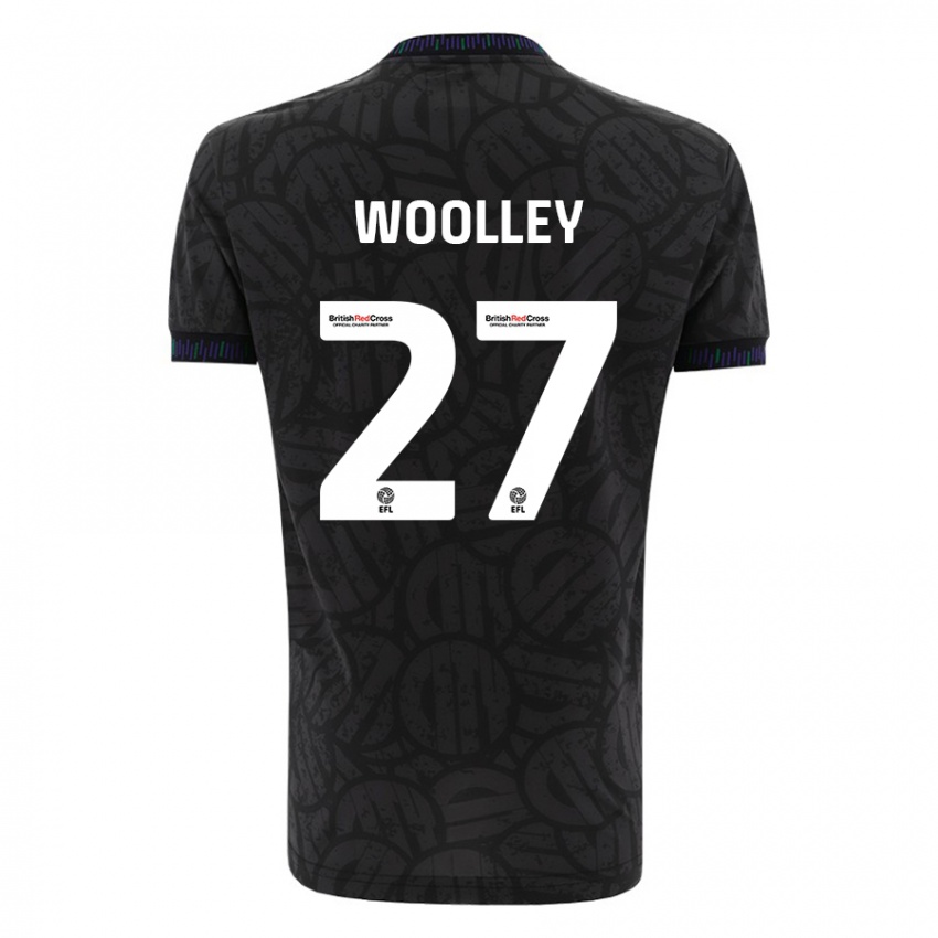 Kinderen Jesse Woolley #27 Zwart Uitshirt Uittenue 2023/24 T-Shirt