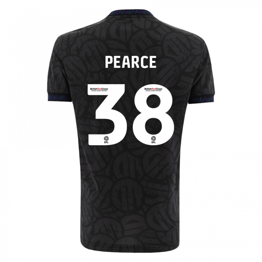 Kinderen Manon Pearce #38 Zwart Uitshirt Uittenue 2023/24 T-Shirt