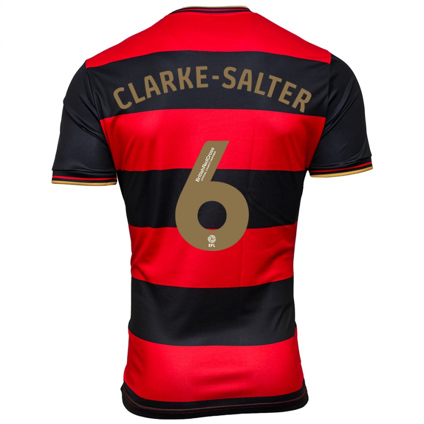 Kinderen Jake Clarke-Salter #6 Zwart Rood Uitshirt Uittenue 2023/24 T-Shirt