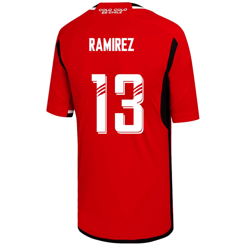 Kinderen Fernanda Ramírez #13 Rood Uitshirt Uittenue 2023/24 T-Shirt