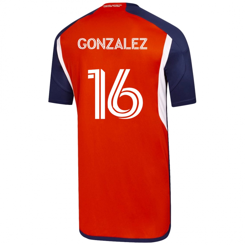 Kinderen Monserratt González #16 Wit Uitshirt Uittenue 2023/24 T-Shirt