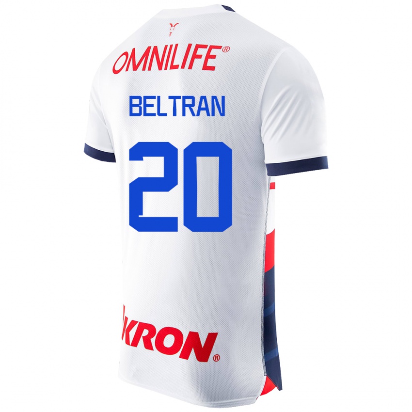 Kinderen Fernando Beltrán #20 Wit Uitshirt Uittenue 2023/24 T-Shirt