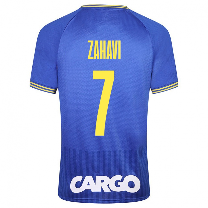 Kinderen Eran Zahavi #7 Blauw Uitshirt Uittenue 2023/24 T-Shirt