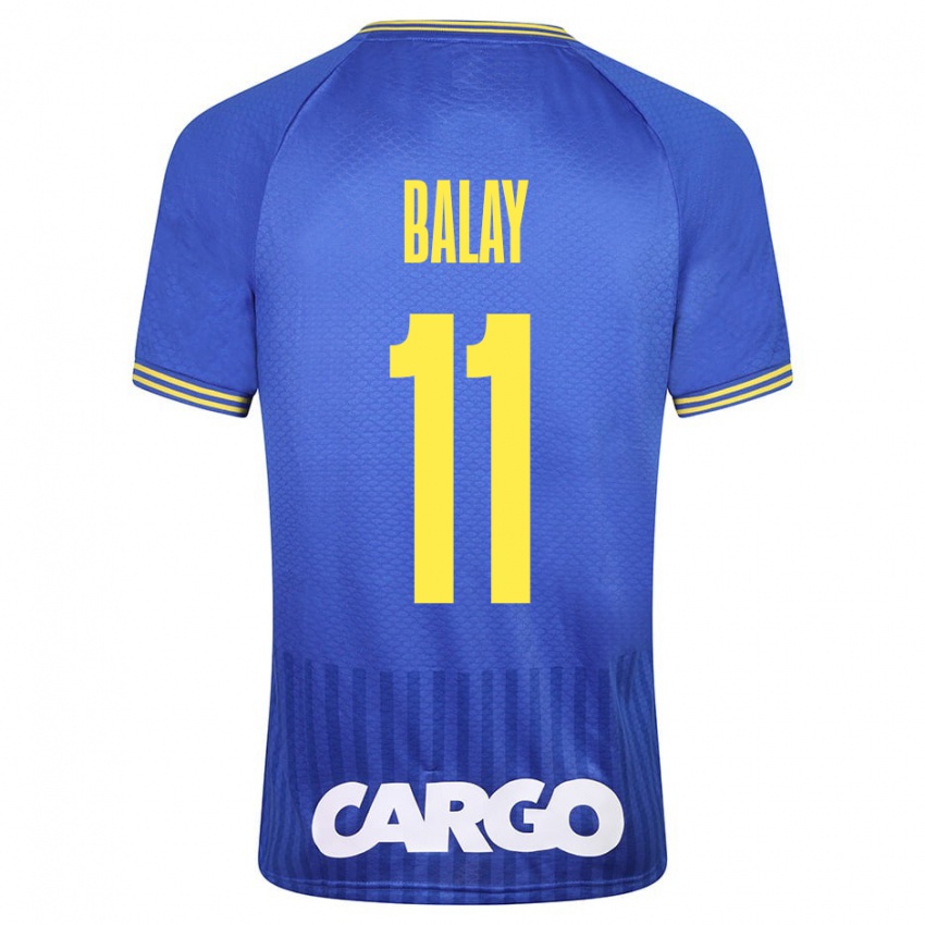 Kinderen Yehuda Balay #11 Blauw Uitshirt Uittenue 2023/24 T-Shirt