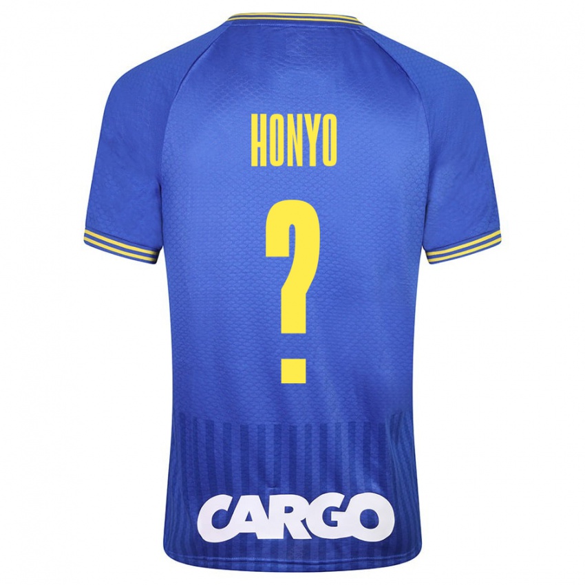 Kinderen Yoav Honyo #0 Blauw Uitshirt Uittenue 2023/24 T-Shirt