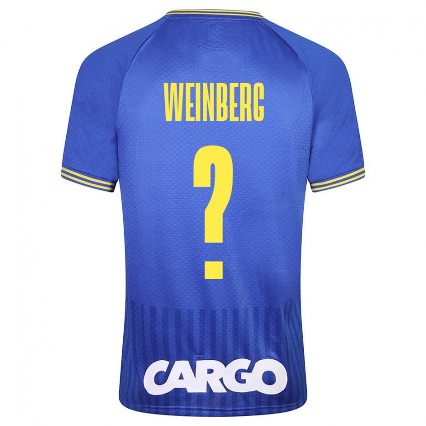 Kinderen Idan Weinberg #0 Blauw Uitshirt Uittenue 2023/24 T-Shirt