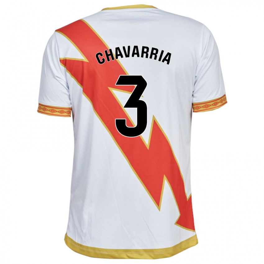Heren Pep Chavarría #3 Wit Thuisshirt Thuistenue 2023/24 T-Shirt
