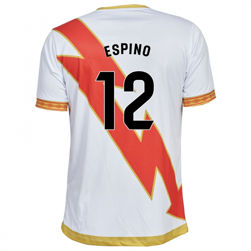 Heren Alfonso Espino #12 Wit Thuisshirt Thuistenue 2023/24 T-Shirt