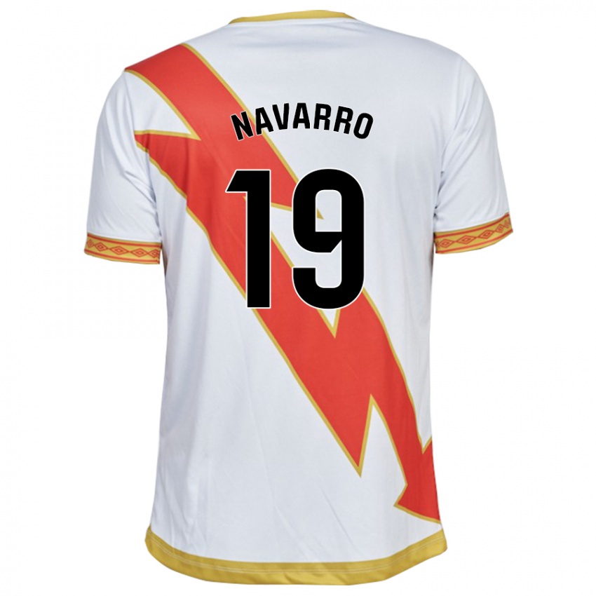 Heren Manu Navarro #19 Wit Thuisshirt Thuistenue 2023/24 T-Shirt