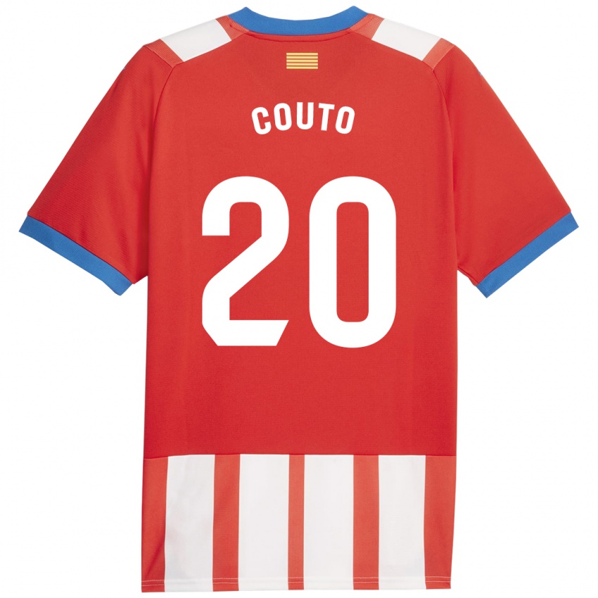 Heren Yan Couto #20 Rood Wit Thuisshirt Thuistenue 2023/24 T-Shirt