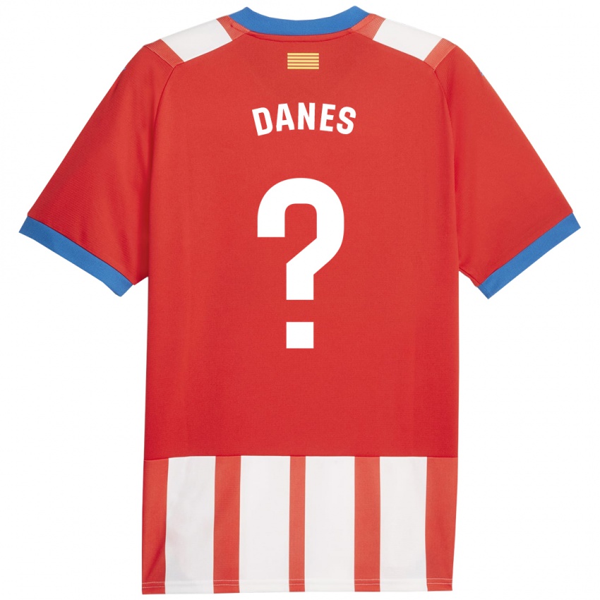 Heren Jan Danés #0 Rood Wit Thuisshirt Thuistenue 2023/24 T-Shirt