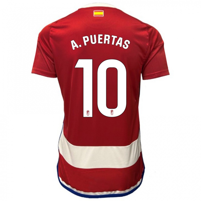 Heren Antonio Puertas #10 Rood Thuisshirt Thuistenue 2023/24 T-Shirt