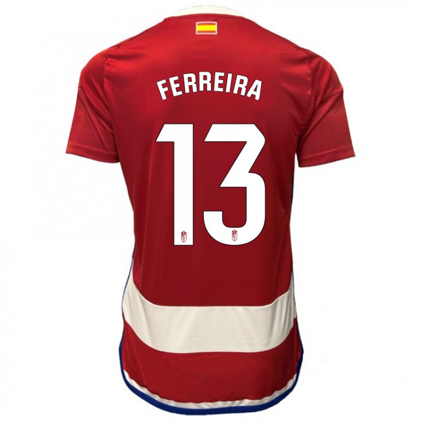 Heren Andre Ferreira #13 Rood Thuisshirt Thuistenue 2023/24 T-Shirt