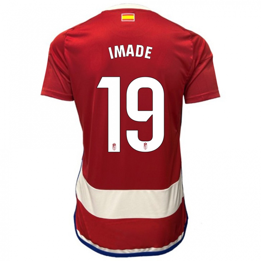 Heren Edna Imade #19 Rood Thuisshirt Thuistenue 2023/24 T-Shirt