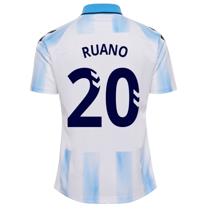 Heren Celia Ruano #20 Wit Blauw Thuisshirt Thuistenue 2023/24 T-Shirt