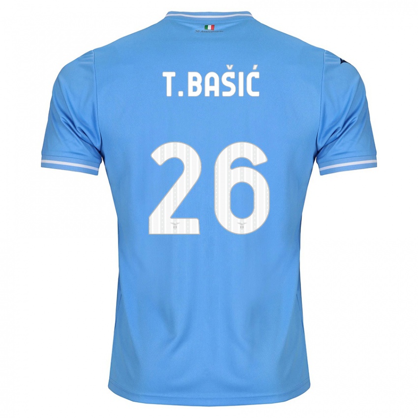Heren Toma Basic #26 Blauw Thuisshirt Thuistenue 2023/24 T-Shirt