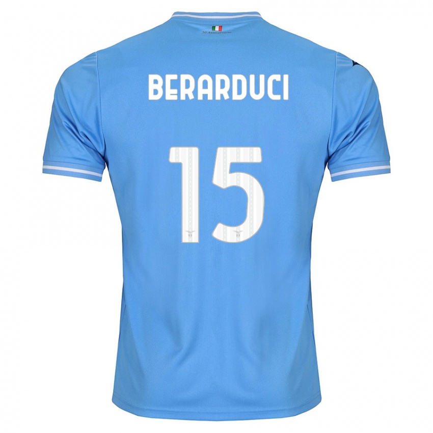 Heren Martina Berarduci #15 Blauw Thuisshirt Thuistenue 2023/24 T-Shirt