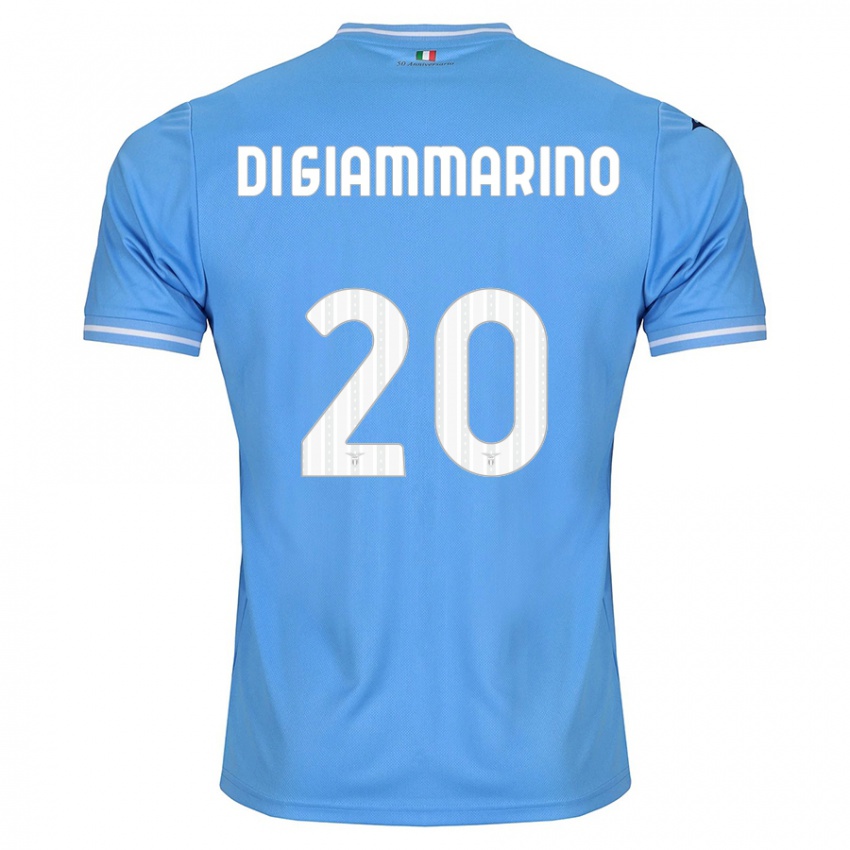 Heren Virginia Di Giammarino #20 Blauw Thuisshirt Thuistenue 2023/24 T-Shirt