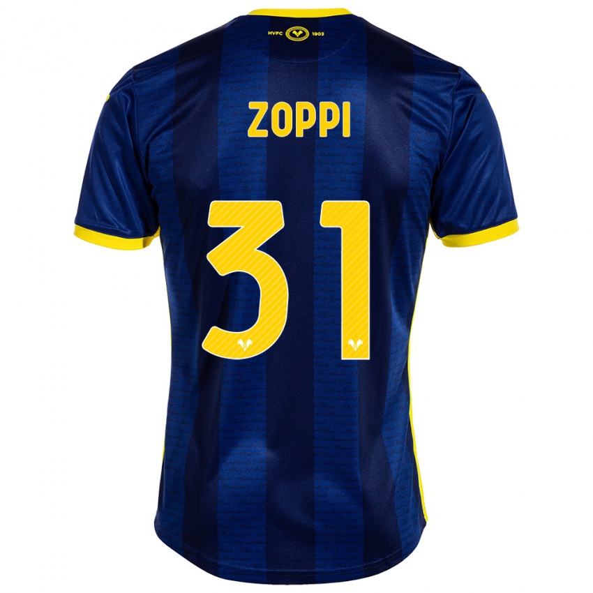 Heren Sofia Zoppi #31 Marine Thuisshirt Thuistenue 2023/24 T-Shirt