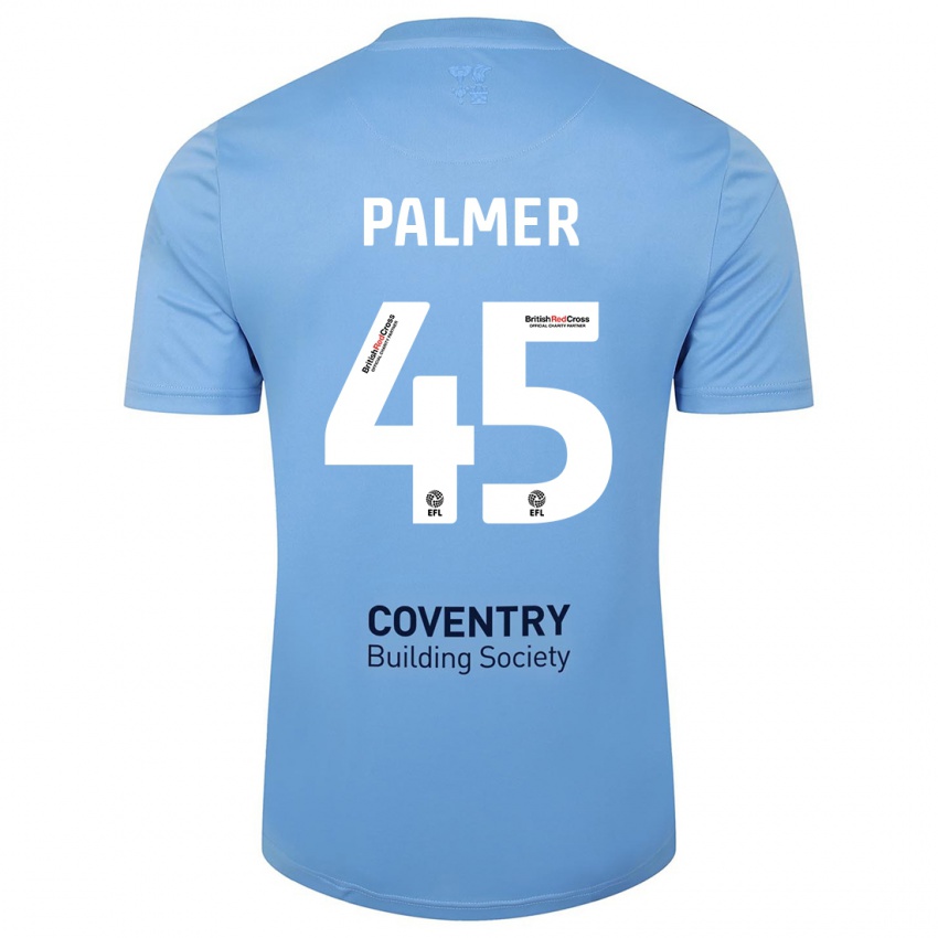 Heren Kasey Palmer #45 Hemelsblauw Thuisshirt Thuistenue 2023/24 T-Shirt