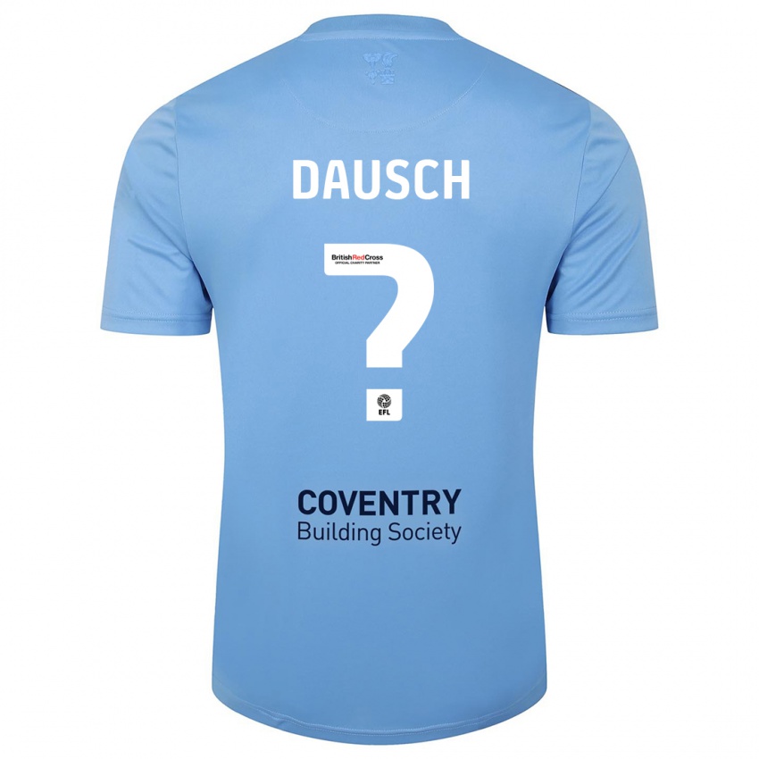 Heren Aiden Dausch #0 Hemelsblauw Thuisshirt Thuistenue 2023/24 T-Shirt