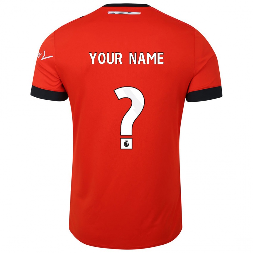 Heren Uw Naam #0 Rood Thuisshirt Thuistenue 2023/24 T-Shirt