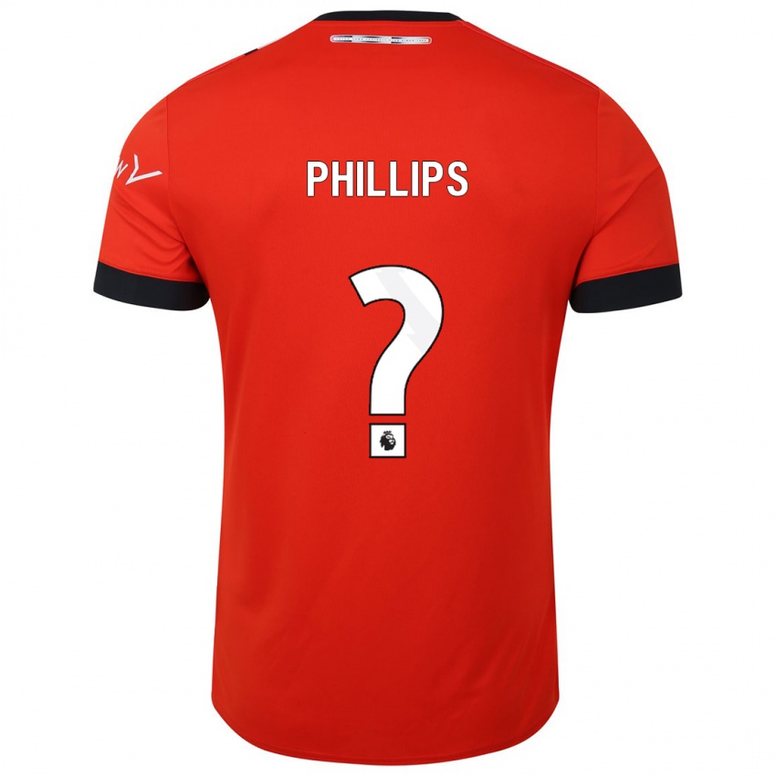 Heren Josh Phillips #0 Rood Thuisshirt Thuistenue 2023/24 T-Shirt