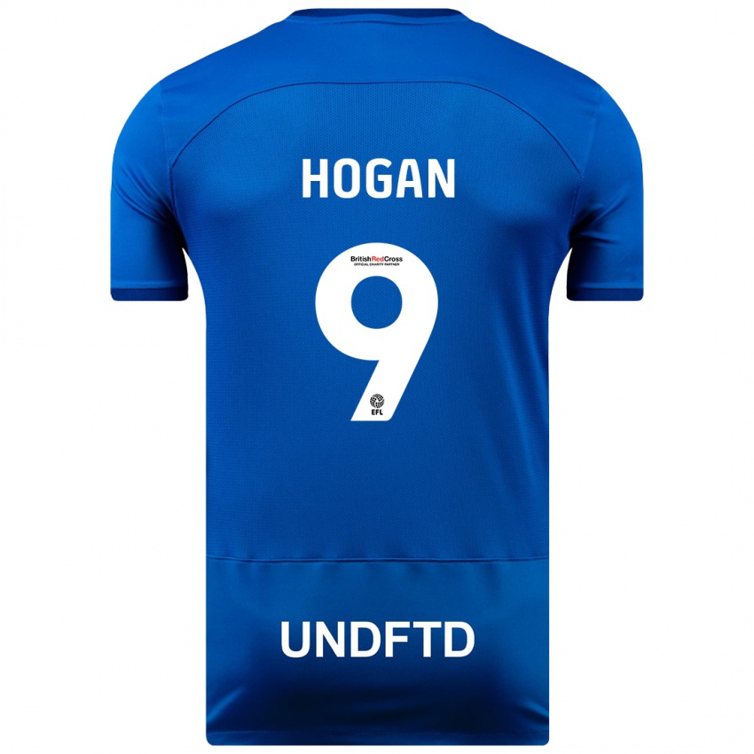 Heren Scott Hogan #9 Blauw Thuisshirt Thuistenue 2023/24 T-Shirt