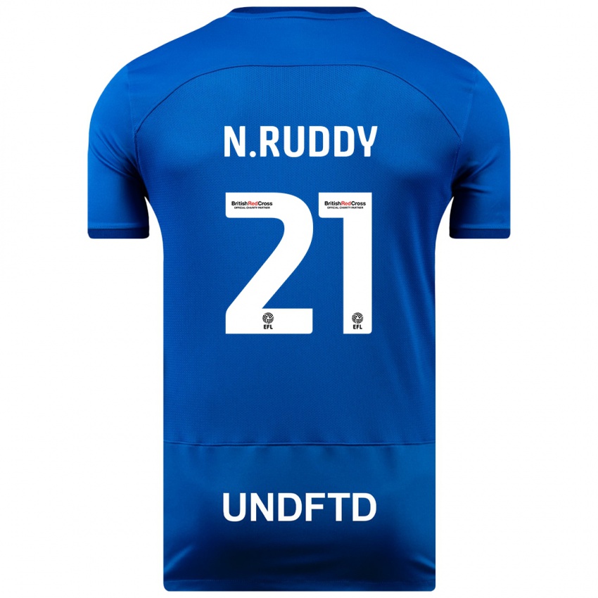Heren John Ruddy #21 Blauw Thuisshirt Thuistenue 2023/24 T-Shirt