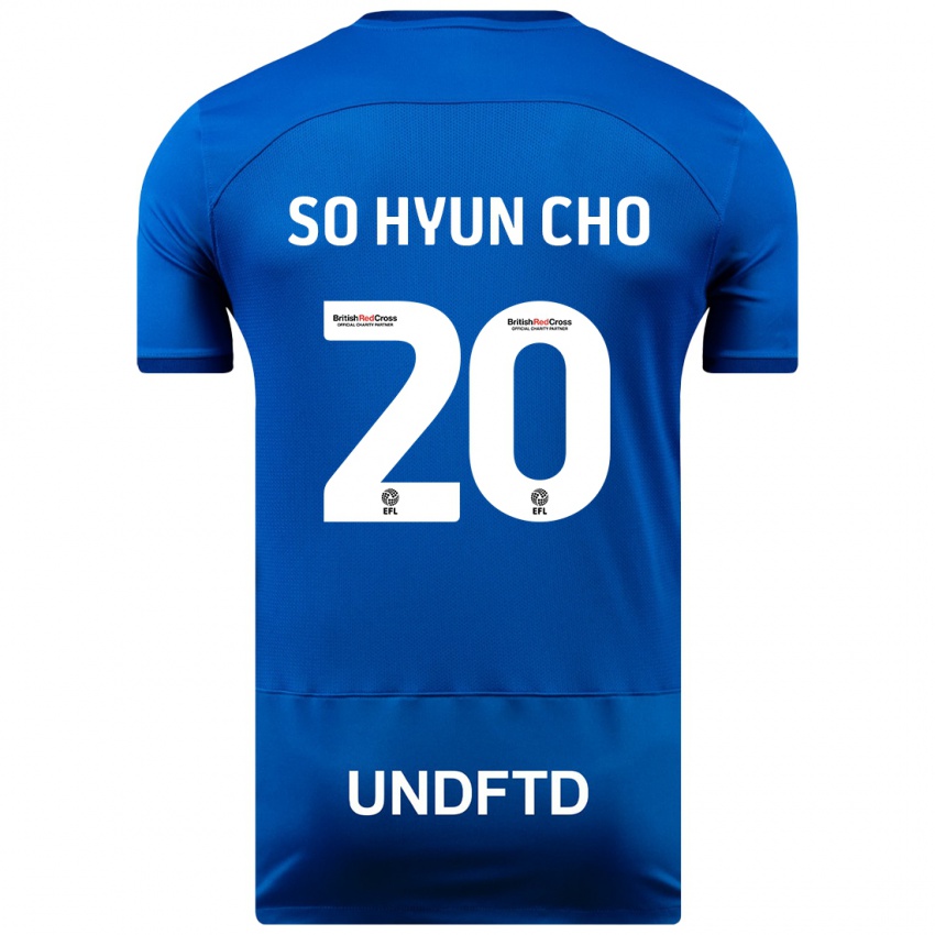 Heren Cho So-Hyun #20 Blauw Thuisshirt Thuistenue 2023/24 T-Shirt
