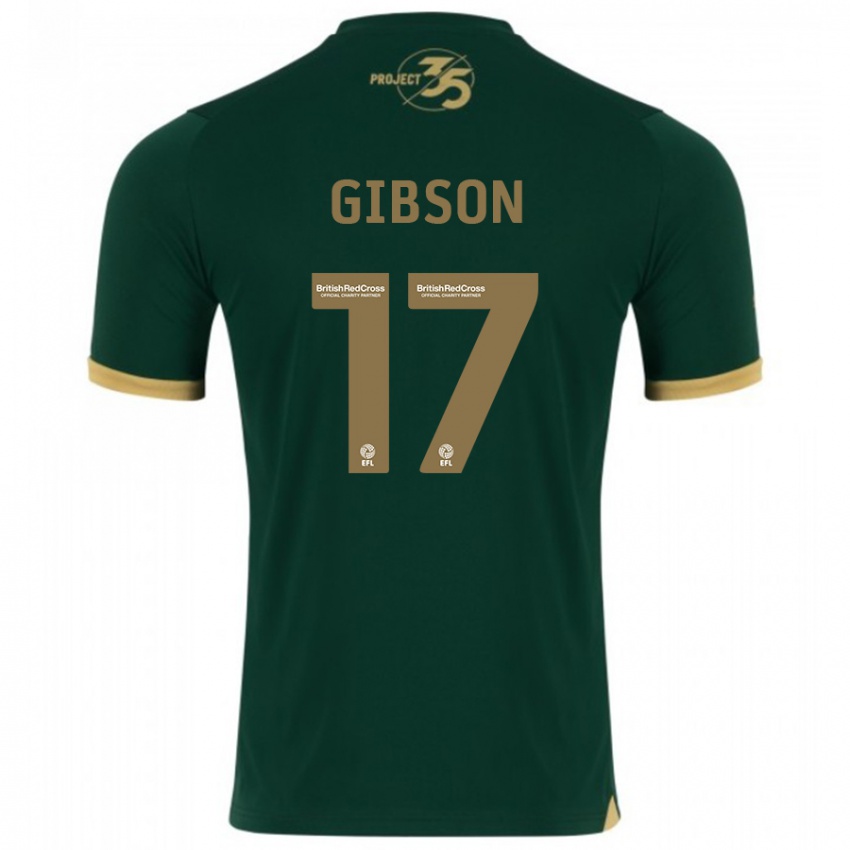 Heren Lewis Gibson #17 Groente Thuisshirt Thuistenue 2023/24 T-Shirt
