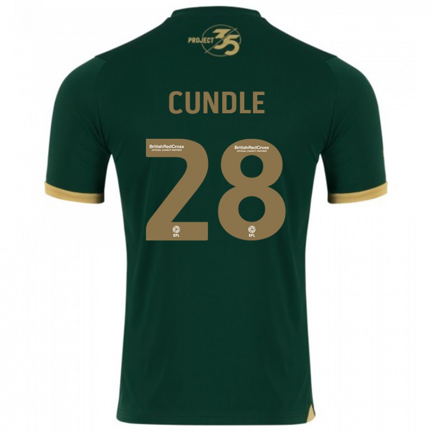 Heren Luke Cundle #28 Groente Thuisshirt Thuistenue 2023/24 T-Shirt