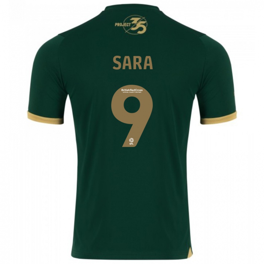 Heren Ellie Sara #9 Groente Thuisshirt Thuistenue 2023/24 T-Shirt