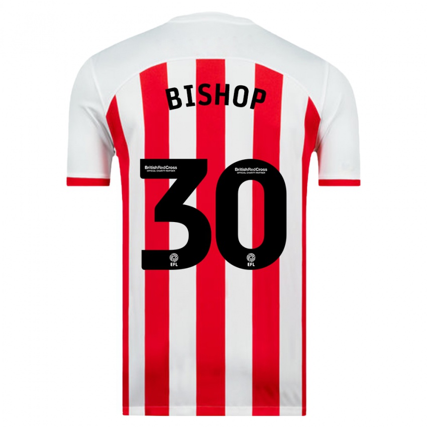 Heren Nathan Bishop #30 Wit Thuisshirt Thuistenue 2023/24 T-Shirt