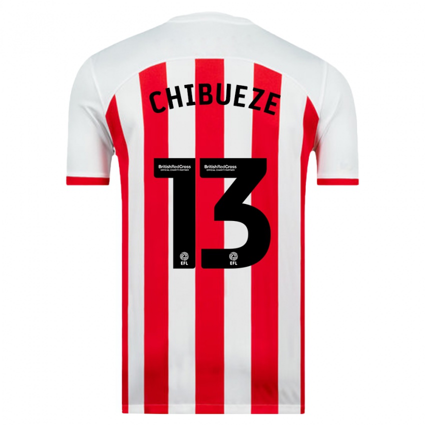 Heren Kelechi Chibueze #13 Wit Thuisshirt Thuistenue 2023/24 T-Shirt