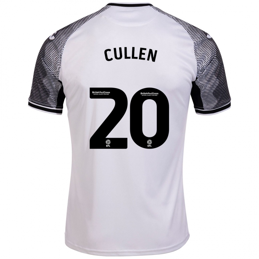 Heren Liam Cullen #20 Wit Thuisshirt Thuistenue 2023/24 T-Shirt