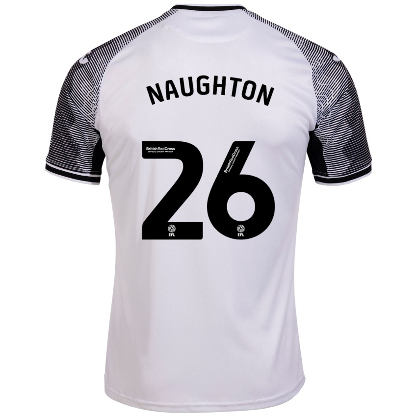 Heren Kyle Naughton #26 Wit Thuisshirt Thuistenue 2023/24 T-Shirt